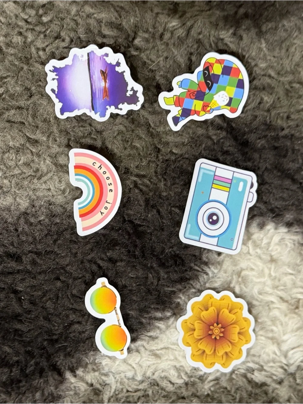 25-Pack Aesthetic Vinyl Stickers Bundle - Vibrant Waterproof Decals Lot